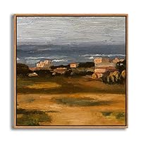 Framed Canvas Wall Art Metaphysical Still Life with Triangle by Giorgio Mordian Canvas Prints Home Artwork Decoration for Living Room,Bedroom - 16x16 inches