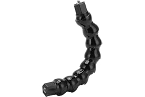 Flexible Arm Bracket Mount, Universal Sports Camera Hose Holder with 1/4in Screw Hole, Compatible with Most Sports Cameras fo