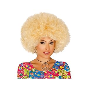 Guirca 4007 – Peluca Afro Rubia Extra