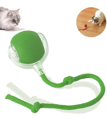Giocattolo Interattivo Per Gatti - Palla Automatica Ricaricabile USB, Con 2 Velocità - Foto 7