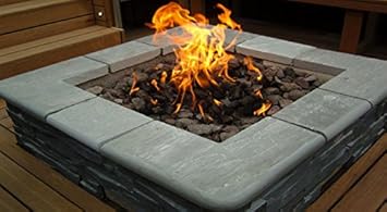 Brightstar Gas Fire Pit Burner Square 18kw Lpg Gas Amazon Ca