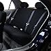FH GROUP FH-FB050R010 Flat Cloth Universal Bench Seat Covers Black Color- Fit Most Car, Truck, Suv, or Van