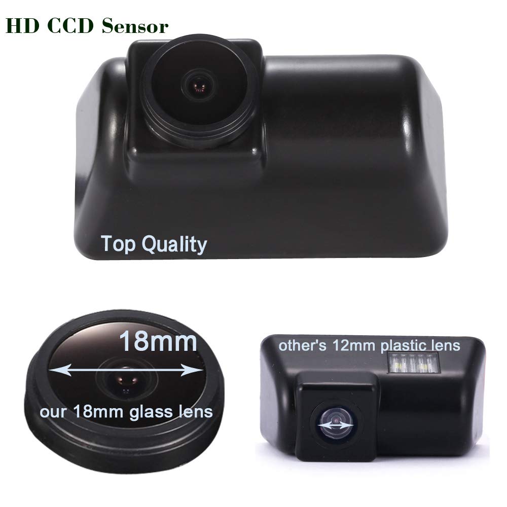 Car Rear View Backup Reverse Camera License Plate Light Parking Camera for Ford Transit MK6 2000-2006 Ford Transit MK7 2007-2013 Ford Transit 2016 2017 2018