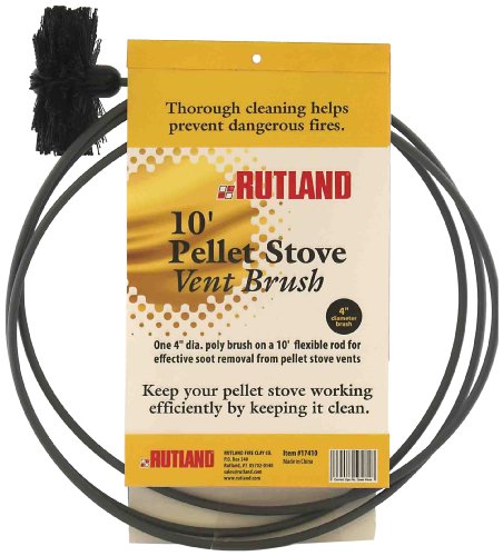 UPC 022624174103, Rutland 4-Inch Pellet Stove/Dryer Vent Brush with 10-Feet Handle