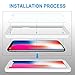 NEARPOW [5 Pack] For iPhone X/XS / 11 Pro Screen Protector, Screen Protector with [Guide Frame Easy Installation] [Case Friendly] [Crystal Clear] [Bubble-Free Installation] [Scratch Resist]