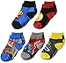 Nickelodeon Little Boys' Blaze & The Monster Machines 5 Pack Shorty Socks, Bright Assorted, Fits Size 5-6.5 Fits Shoe Size 4-7