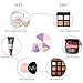 Makeup Sponges Set Blender Beauty Wedges Cosmetics Tool Professional Flawless Foundation Cream Powder Puff Sponge Set Latex-free (Sector01)