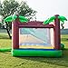 Costzon Inflatable Bounce House, Kids Water Slide with Climbing Wall, Jumping Area, Plash Pool, Including Oxford Carry Bag, Repairing Kit, Stakes, Hose