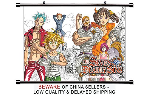 The Seven Deadly Sins Anime Fabric Wall Buy Online In Brunei At Desertcart