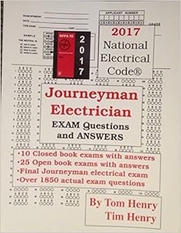 2017 Journeyman Exam Questions And Answers By Tom Henry Tom