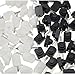 WMYCONGCONG 40 PCS Latching Push Button Switch Micro On Off Switch DC 30V 1A for Torch Flashlight Light Lamp Wall Outlet, White and Black