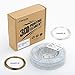 AMOLEN 3D Printer Filament, Marble Color 1.75mm PLA Filament +/- 0.03 mm, 225G/0.5 LBS, Includes Sample Silk&Bronze Filament