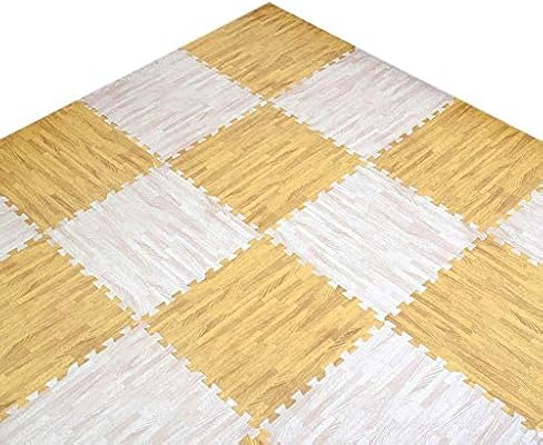 Lszdp Negozio Wood Effect Interlocking Foam Mats Perfect For