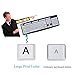 USB Wired Keyboard，Attoe Vision Keyboard with Large Print Letter and White Keys & Black Letters Keyboard, for People Who Needs or Loves Keyboard with Big Letters(Black)
