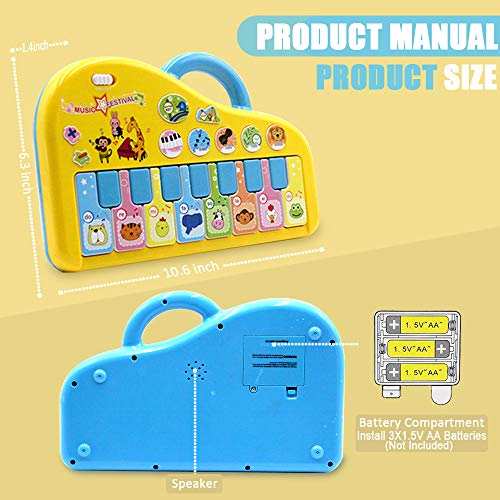 GMAXT Musical Toys M1 Music Piano Keyboard Electronic Learning Toy for Kids,Baby Music Toy Set-Kids Educational Toys