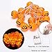 JamBer Halloween Pumpkin Fairy Lights 20LED Pumpkin String Lights 6.9Feet Battery Operated Halloween Lights 3D Halloween Orange Pumpkin Lights for Halloween Party Decorations,Warm White