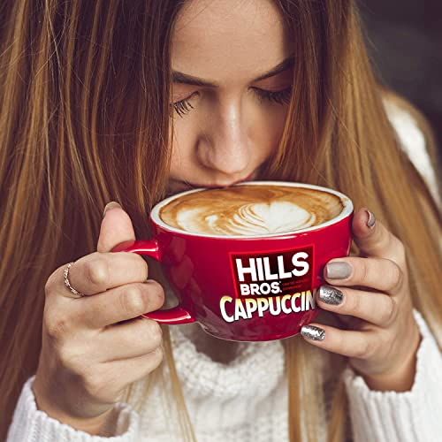 HILLS BROS. CAPPUCCINO MIX – RICH, FROTHY COFFEEHOUSE-TASTING INSTANT DRINK MIX – QUICK AND EASY PREPARATION – PERFECT FOR HOT & ICED DRINKS & CREAMING COFFEE – STARTER VARIETY BUNDLE, 3 PACKS OF 16OZ