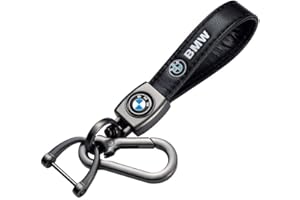 HDBDYH Leather Car Keychain Keyring, Car Key Ring Key Chain,Car Key Fob Holder Car Key Lanyard