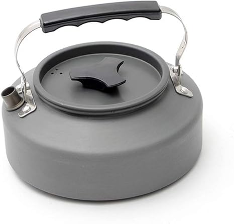 Amazon Jhjsdui アウトドアケトル やかん コーヒーケトル ティーポット アルミニウム製 超軽量 キャンプ ハイキング ピクニック バーベキューなど適用 1 1l ブラック やかん ケトル オンライン通販