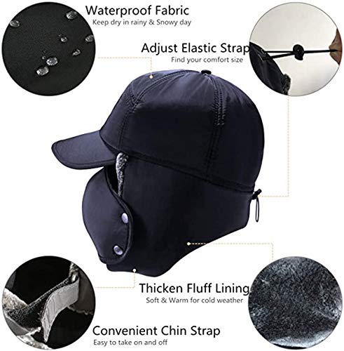 Women Lumberjack Ushanka Ear Flap Chin 