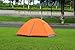 Techcell 2 Person Tent Camping Tent Double Layer Waterproof Tent Backpacking Tents for Camping Hiking Traveling (Orange)