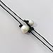 Freshwater Pearl Choker on Leather Cord for Women with Single AA Quality Bead Necklace Handmade Jewelry by Wiw 14