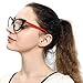 SOOLALA Ladies 50mm Lens Fashion Designer Cat Eye Reading Glasses Customized Strengths, 3mix, x2.5