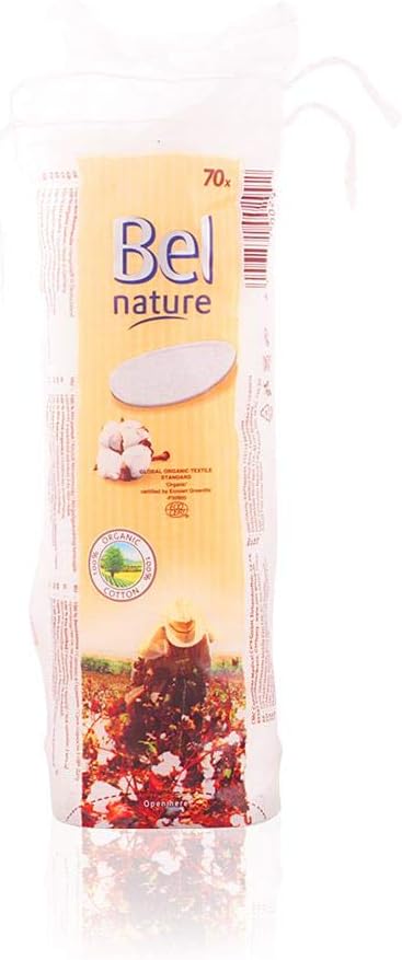 Valmont Nature Discos Redondos Algodón 100% Orgánico - 70 Unidades