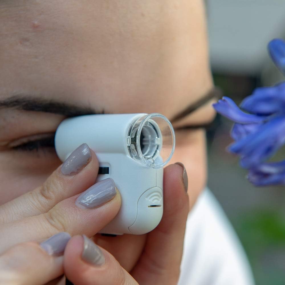 World's Smallest Microscope - Pocket-Sized STEM Exploration!, White - Image 5