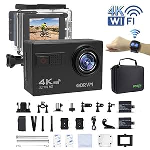 Amazon.com : 4k Action Camera WiFi with 2.4G Remote