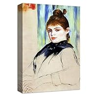 Canvas Wall Art Young Woman by Pierre Auguste Renoir Canvas Prints Home Artwork Decoration for Living Room,Bedroom - 12x18 inches
