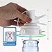 3-5 Gallon Water Jug Stand with 1 Pcs White Dispenser Valve and 1pc Dustproof Plug, Non Slip Water Stand with Food Grade Fast Flow Water Spout for 55MM Non Threaded Crown Top Water Jugs, White