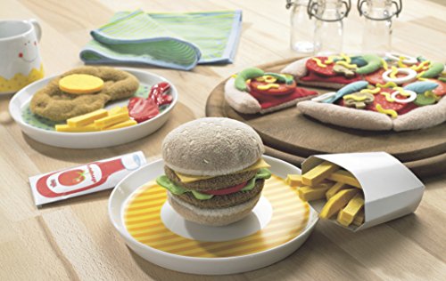 HABA 1475 Hamburger und Pommes, Kleinkindspielzeug – Bild 3