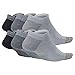 Nike Women's Everyday Lightweight No-Show Socks (6 Pairs), Grey, Medium