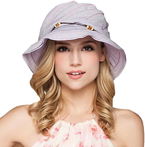 Maitose Women's Sun Protection Bucket Hat Purple