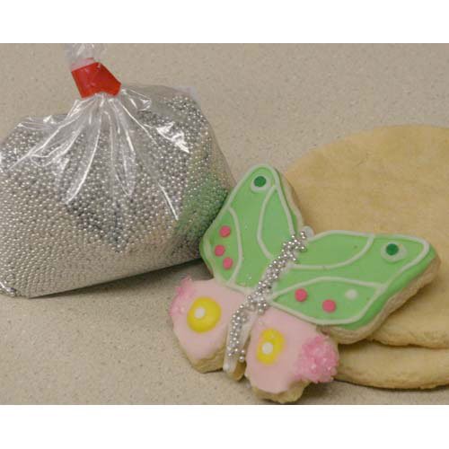 Kitchen Krafts Silver Mini Dragees, 2.5 mm