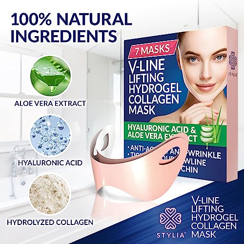 7 Piece Double Chin Tightener V Line Face Toning Belts Shaping