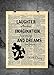 Imagination Laughter Quote Vintage Dictionary Art Print 8x10 inch Home Vintage Art Abstract Prints Wall Art for Home Decor Wall Decorations For Living Room Bedroom Office Ready-to-Frame