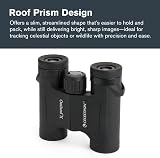 Celestron Outland X 8x25 Compact Roof Prism Binoculars Black view 5