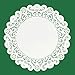 Hygloss Round Paper Doilies - 100 Pcs. 12-Inch - Decorative White Lace Doilies - Disposable and Food Grade Safe