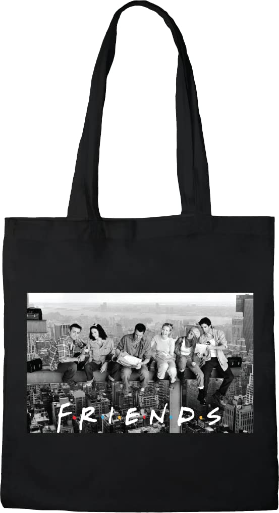 cotton division Friends Friends Bag Reference: BWFRIENBB006, Black, 38 x 40 cm