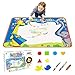 Toyk AquaDoodle Drawing Mat - Kids Painting Writing Doodle Board Toy - Color Aqua Magic Mat 3 Magic Pens Educational Age Toys for 1 2 3 4 5 6 7 8 9 10 11 12 Year Old Girls Boys Toddler Gift