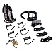 Male Briefs Comfortable Device, Black Plasitc Cage Desig Chast-it_y, Not Silicone & Alloy Material