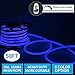 shine decor Led Neon Lights, dimmable Blue Rope Lights, Update Waterproof 2835 120Leds/M, 50ft, 110V, Included All Necessary Accessories, Flex Durable Super Bright For Outdoor Decor Or Commercial Use