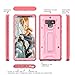 ArmadilloTek Vanguard Designed for Samsung Galaxy Note 9 Case (2018 Release) Military Grade Full-Body Rugged with Built-in Screen Protector & Kickstand (Pink)