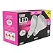 Feit BR40 LED 2-Pack 75 Watt Replacement, Soft White, Uses Only 15.5 Watts