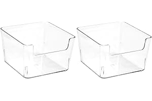 BIUNNRU Acrylic Sticky Note Holder Makeup & Skincare Organizer for Face Masks Notebook Rack Note Dispenser for Office, School & Home Use (2pcs)