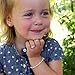 Sterling Silver January CZ Simulated Birthstone Baby Ring with Heart