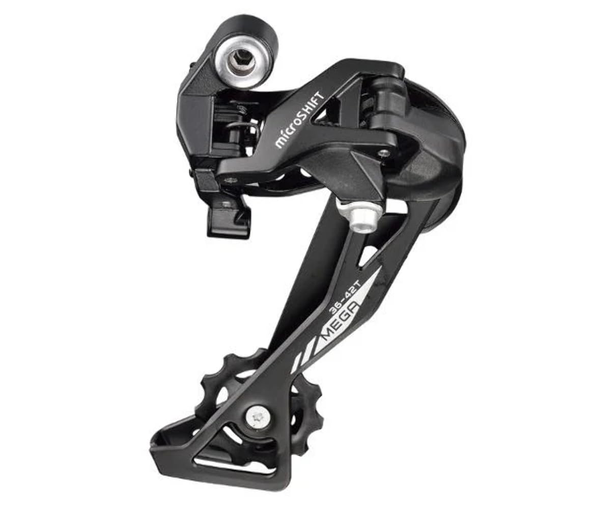 microSHIFT XLE Rear Derailleur 10 Speed Long Cage Black