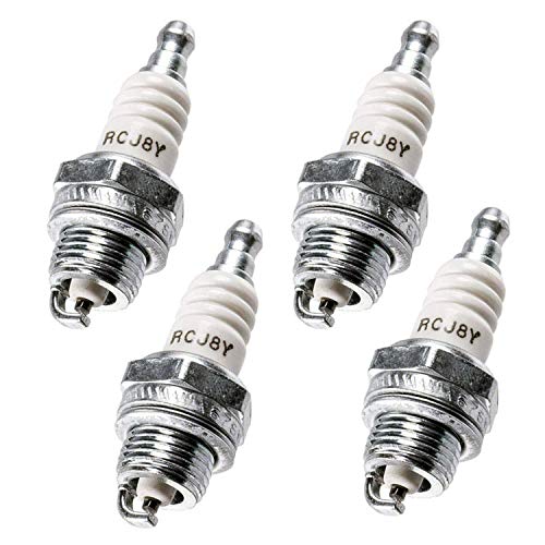 Champion Copper Plus Small Engine Spark Plug, Stk No. 863, Plug Type RCJ8Y, 1 Box of 4 Plugs